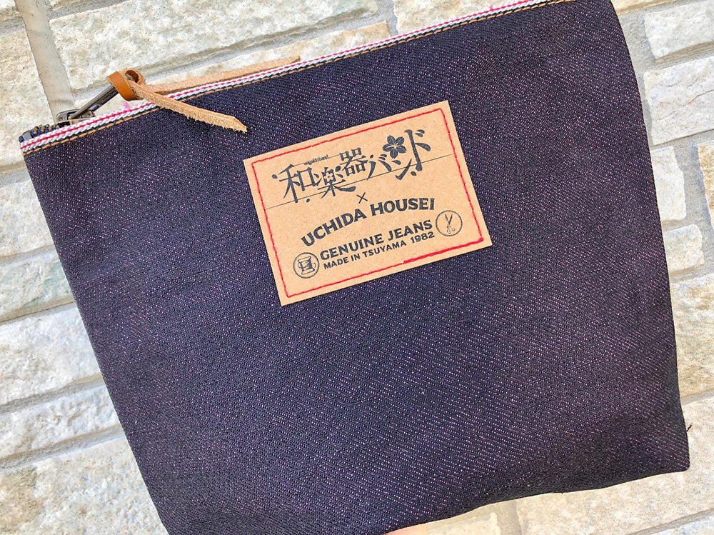 【NEW ITEM】和楽器バンド×UCHIDA HOUSEI デニムポーチ