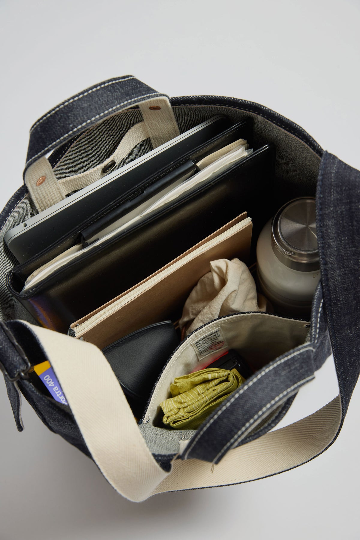 Shoulder Tote Bag / INDIGO