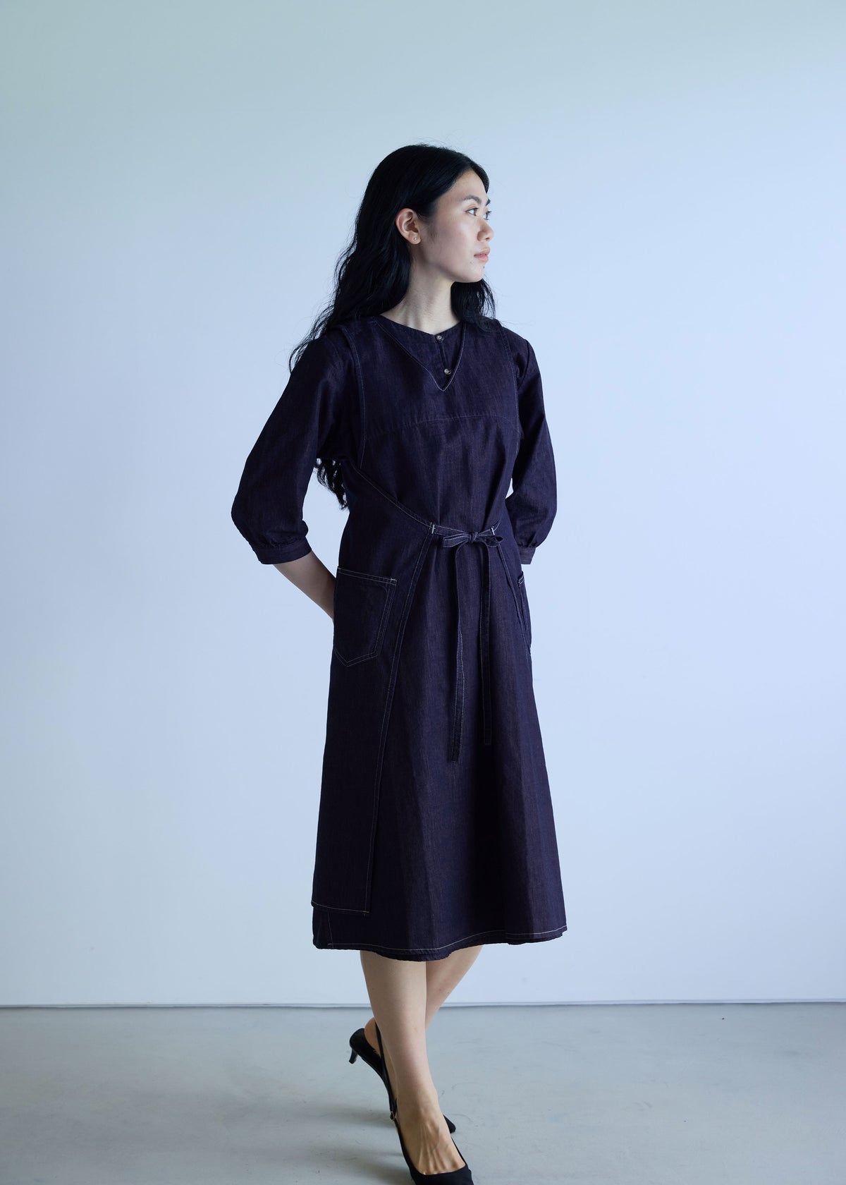 Wrap Dress Apron / SAKURA