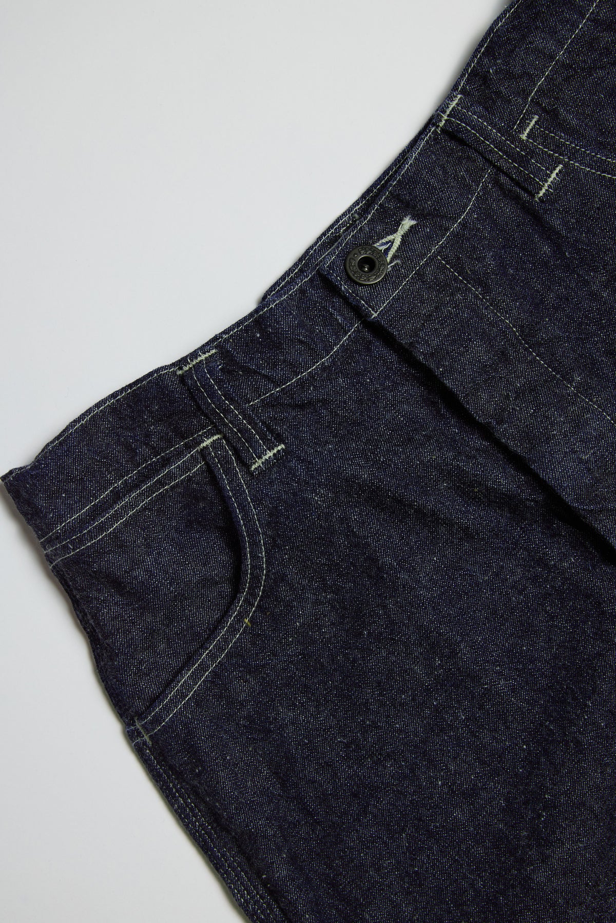 Back-Slit Skirt / HANMO INDIGO・SAKURA