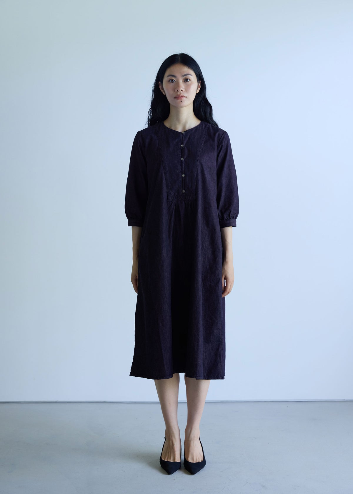 Loop Button Dress / SAKURA